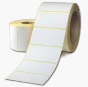 Direct Thermal Blank Label Rolls 58x40mm (5 Rolls Per Box)