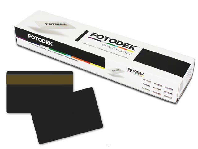 BL76-A-LC - 85.60 x 53.98mm Black Colour Cards With Lo-Co Magnetic Stripe (Box Of 500)
