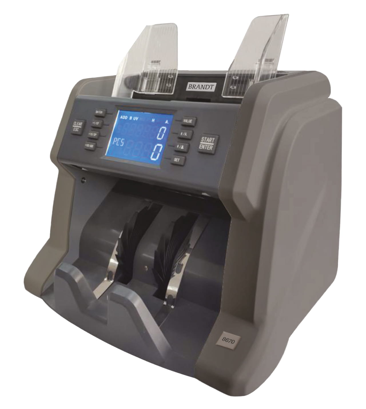 Brandt 8670 Heavy-Duty Banknote Counter