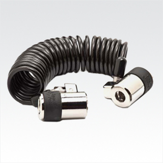 SpacePole® ClickSafe Dual Lock Curly Cable