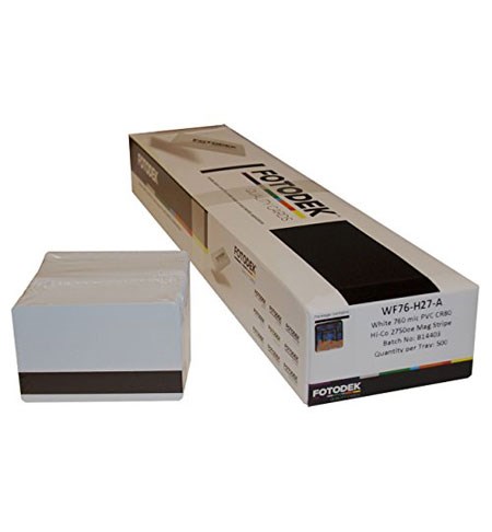 SI76-A-H27 - 85.60 x 53.98mm Silver Colour Cards With Hi-Co Magnetic Stripe (Box Of 500)