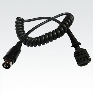 Verifone VX820 Mini Din Coiled Cable 0.5M