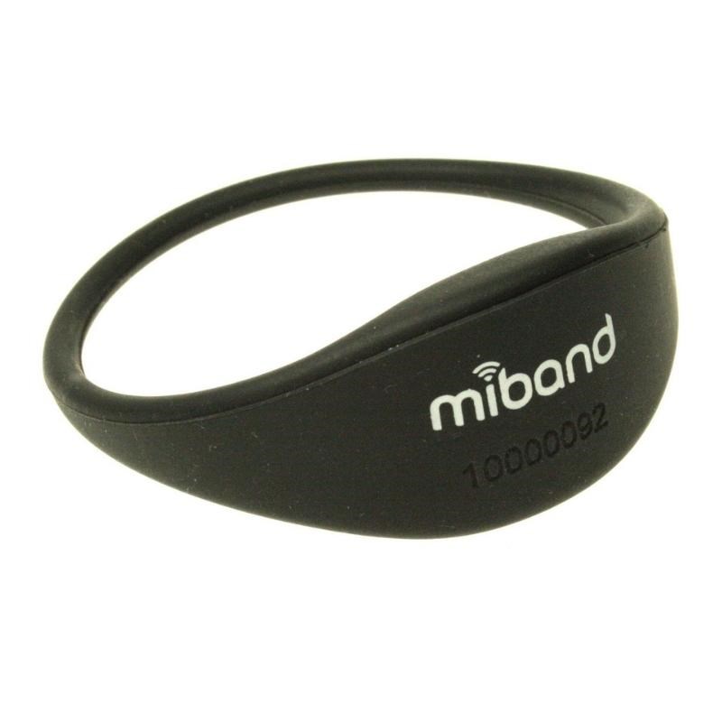 Pack 10 Black 1kB Miband, 61mm, Child Size - WB-P-MBLBS