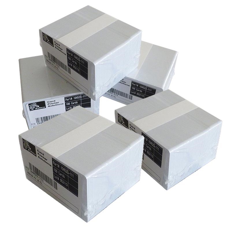 104523-111 Premier (PVC) Blank White Cards
