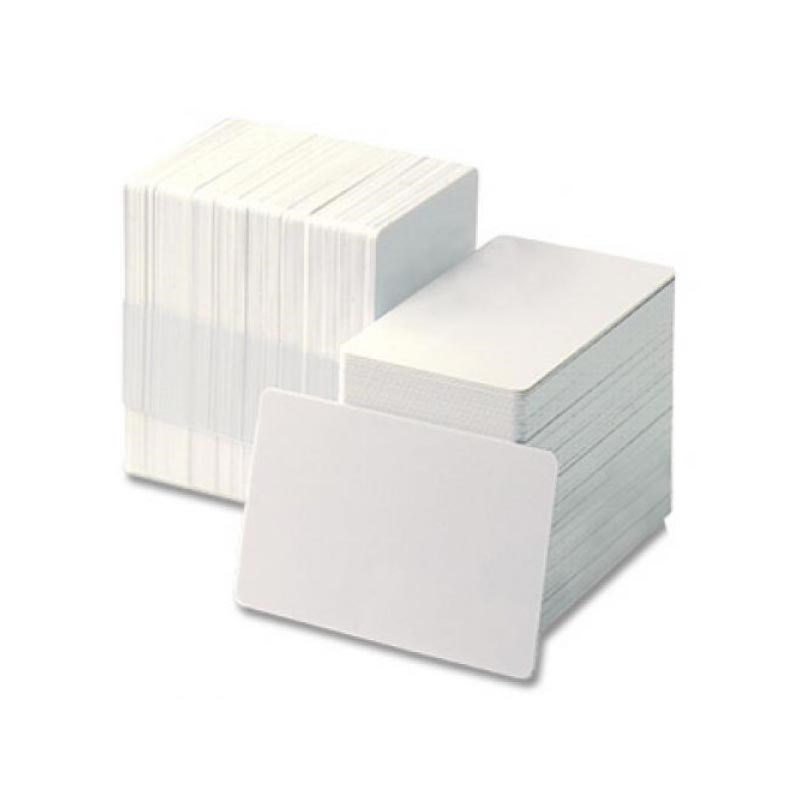 104523-118-01 - Premier (PVC) Blank White Cards (Signature Panel, Hi-Co Stripe)