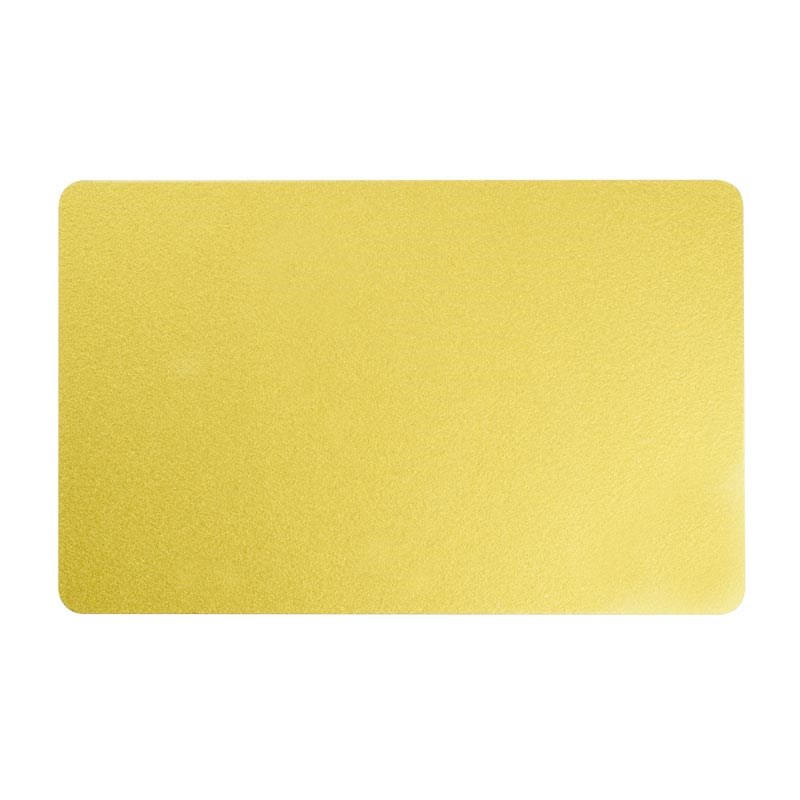 104523-133 - Premier Colour PVC Cards - Gold Metallic