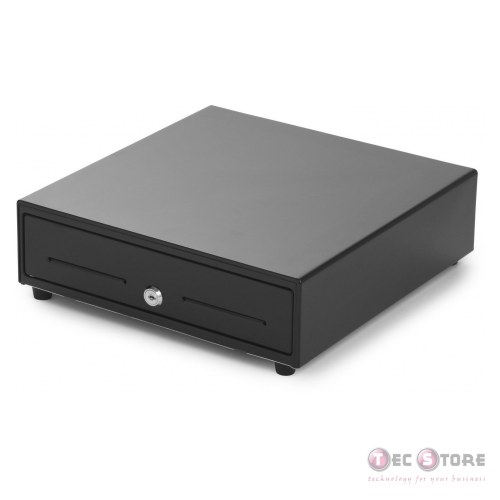 330 mm cash drawer 4B/8C 330 x 330 x 90 mm - Black