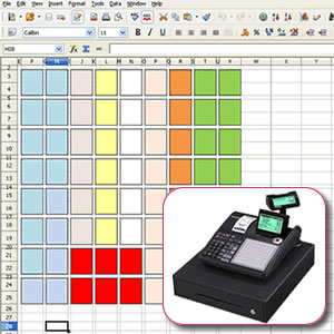 Casio SE-C450 SE-C3500 Keyboard Template