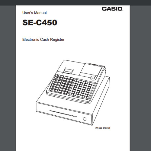 Casio Dealer Manual for SE-C450 & SE-C3500