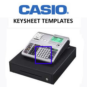 Casio SE-S3000 Key Tops Template