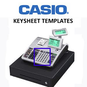 Casio SE-S400 Key Tops Template