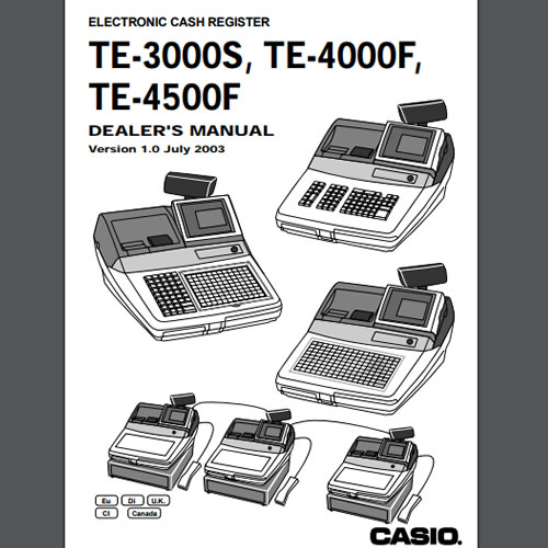 TE-3000S Manuals