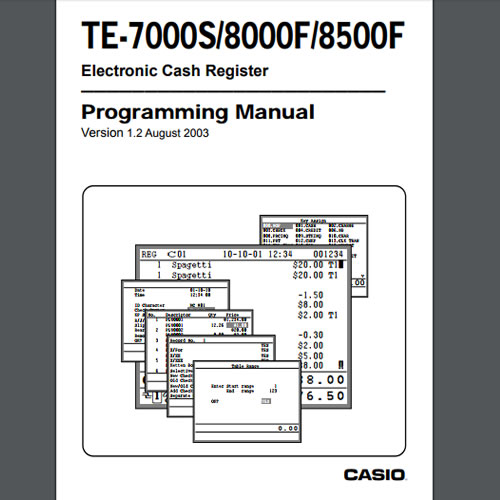 TE-8500F Manuals