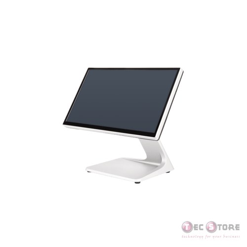 P5500, 15.6" Full HD PCAP touch POS system, fanless 2.2GHz, 8GB SO-DIMM DDR5 RAM, 128GB SSD, black and white, EU power cord