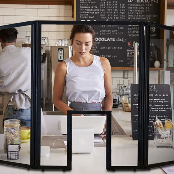 Guardiant Countertop Shield - TRIPLE FOLD W/WINDOW