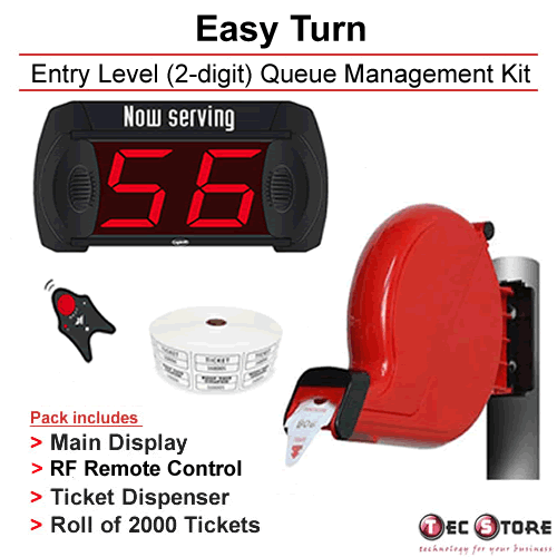 EasyTurn Queue Management System (1 Counter)