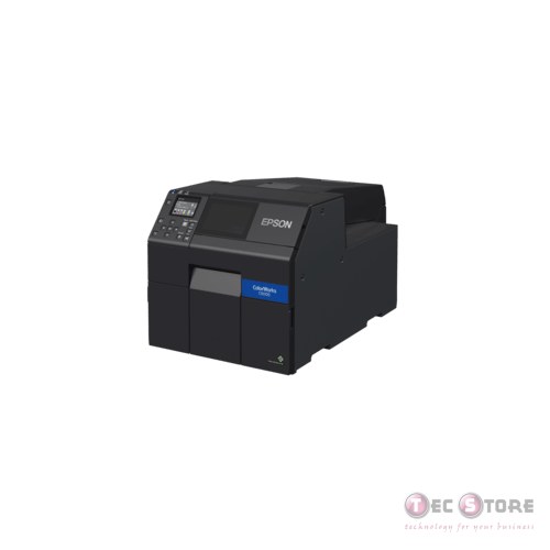 ColorWorks C6000 Series colour label printer, 112 mm media, 85 mm/s, cutter, Ethernet, USB, black