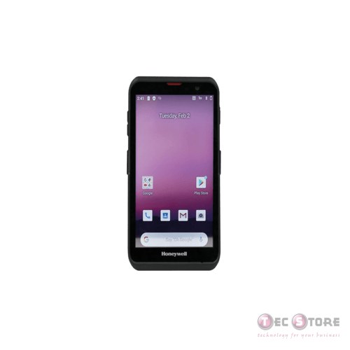 EDA52, 2-Pin, portable data collection device, 5.5" (1440x720), Android, Qualcomm 1.8GHz, 4GB RAM, 64GB Flash, NFC, Bluetooth, Wi-Fi, Micro SD, USB-C, 13MP/5MP cameras, 2D S0703 imager, IP67, hand-strap