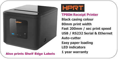 HPRT TP80 Thermal Receipt/Ticket Printer