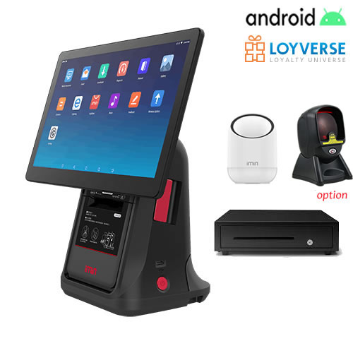 D4 15.6" Retail POS System with Scanner