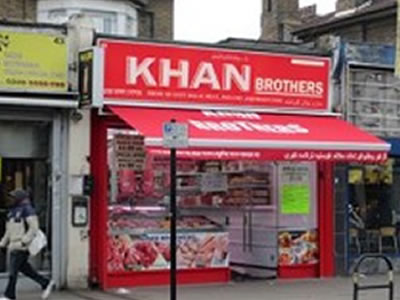 Butcher POS system and label printing scales at Khan Brothers in London
