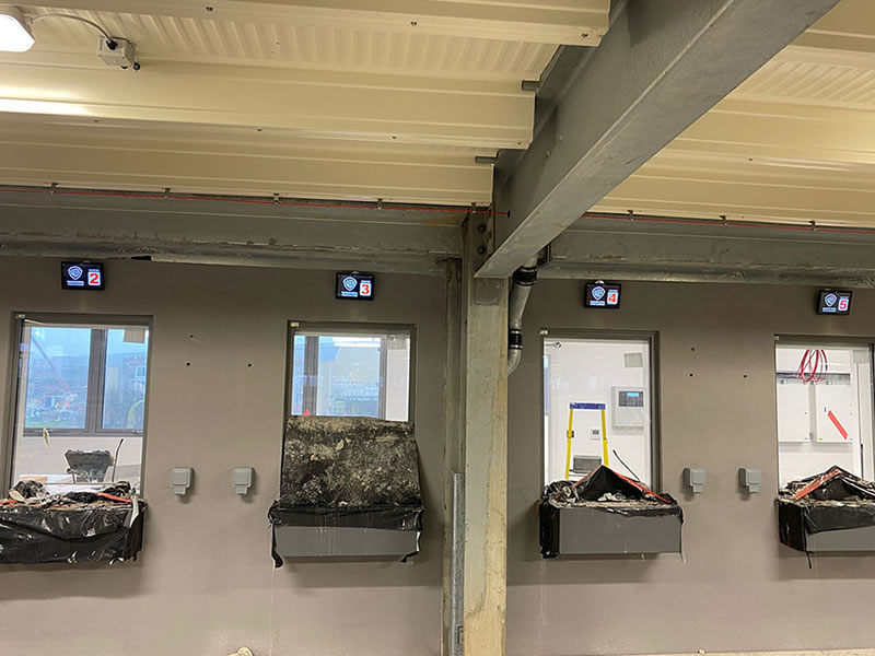 Queue management system retail car park