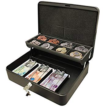 Petty Cash Box with Keys