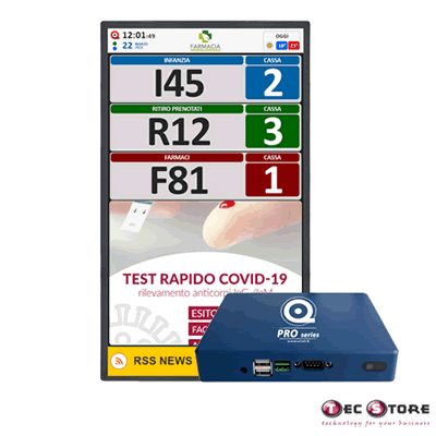 LCD Main Display Management Box - VERTICAL Software(Cloud)