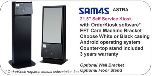 Sam4s Astra Self-Service Kiosk