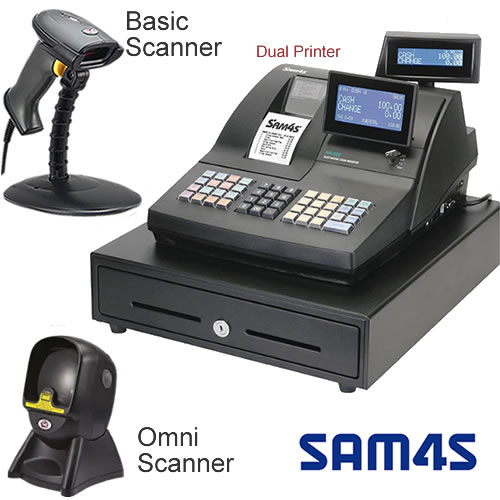 NR-520R Cash Register with Barcode Scanner