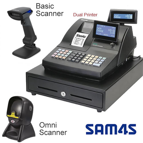 NR-520R Cash Register with Barcode Scanner
