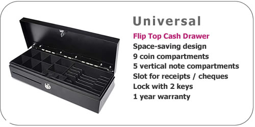 Flip Top Cash Drawer