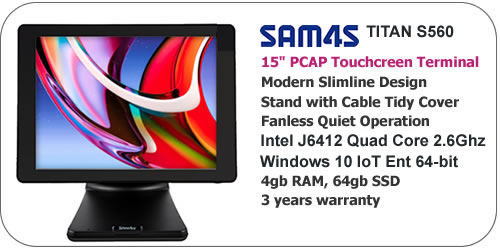 Sam4s Titan S360 Retail POS Terminal