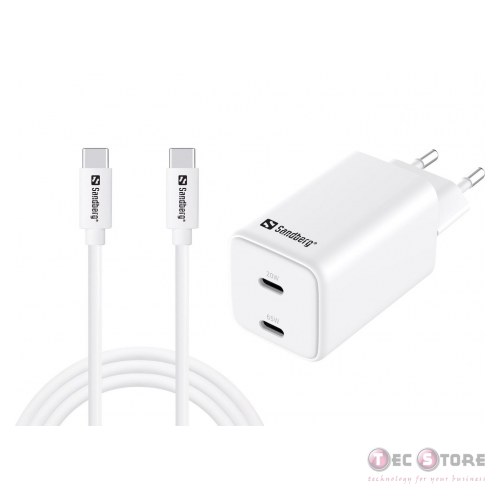 Sandberg AC Charger USB-C PD65W EU 1.5M