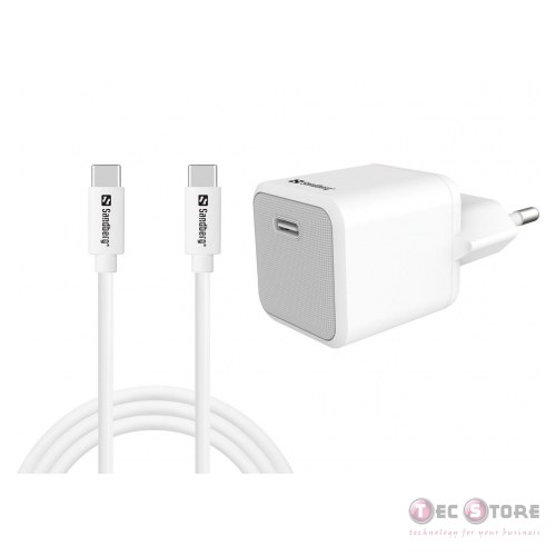Sandberg USB-C 20W Charger EU+USB-C to C