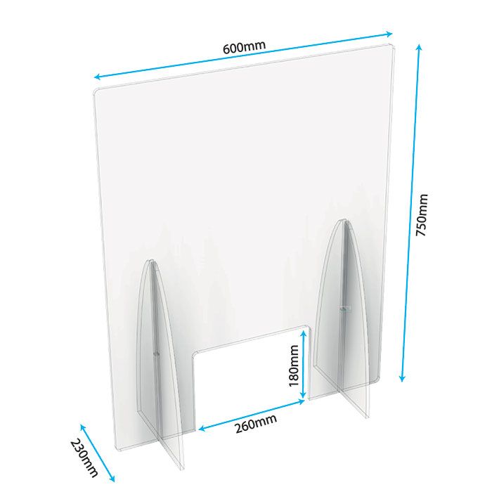 Freestanding Retail Screen 60cm