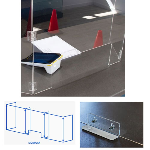 Modular Retail Screen (Standard) for Covid Protection