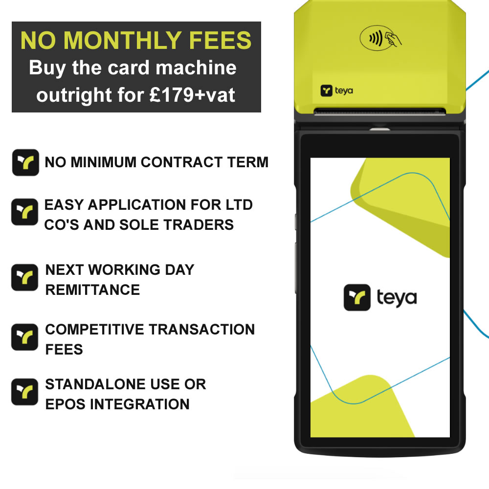Teya Card Payment Terminal (P2 Pro)