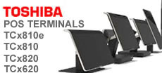 Toshiba TCx810, TCx810e, TCx620 and TCx820 Windows POS Terminals