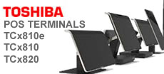 Toshiba TCx810, TCx810e and TCx820 Windows POS Terminals