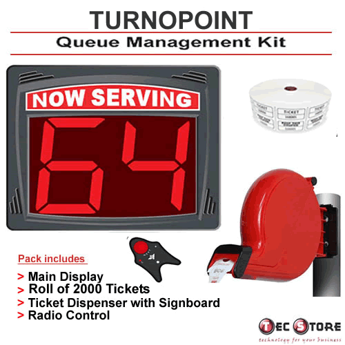 Turnopoint Queue Management System (1 Counter)
