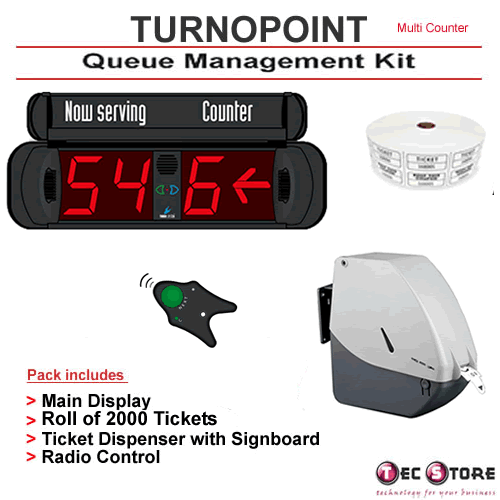 Turnopoint Queue Management System (Multi Counter)