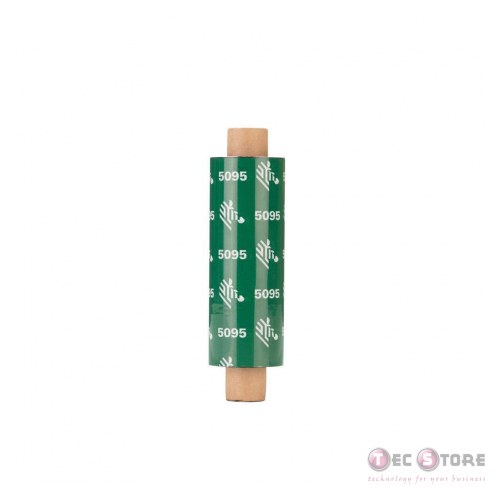 Zebra Ribbon, Resin, 64mm x 74m thermal transfer, 12rls/box ZipShip 5095