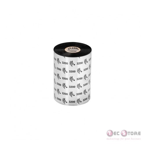 Zebra Ribbon Wax/Resin, 110mm x 450m thermal transfer, 6pcs/box ZipShip 3200